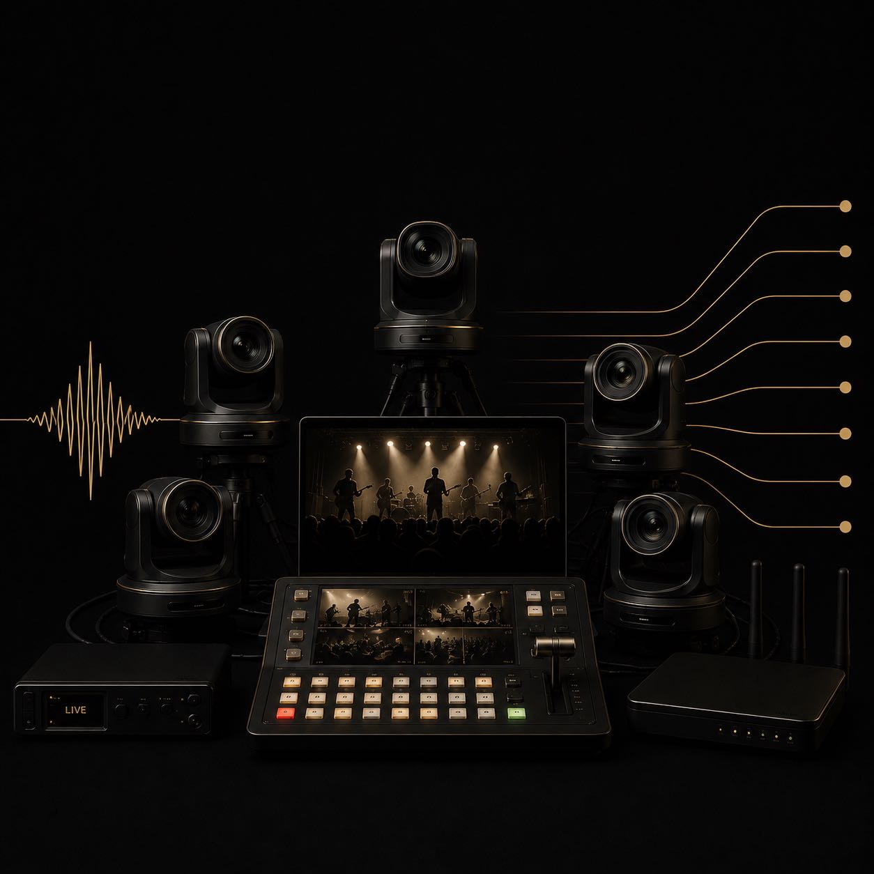 Multicam Livestream-Produktion